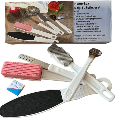 Produktbild von Fußpflege Pediküre Set 6 teilig für Home-Spa, Maniküre set
