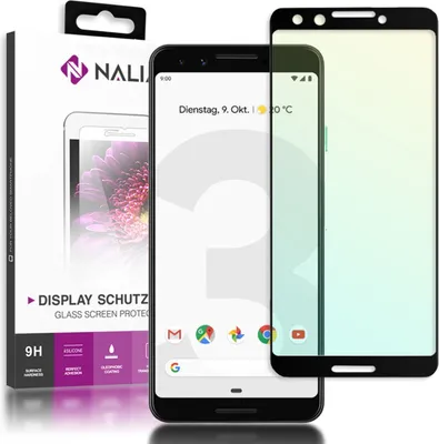 Zdjęcie produktu dla Szkło ochronne NALIA dla Google Pixel3, folia ochronna 3D na cały ekran telefonu komórkowego