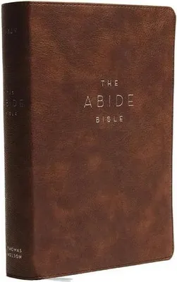 Obrázek produktu pro NKJV, Abide Bible, Leathersoft, Brown, Red Letter Edition, Comfort Print