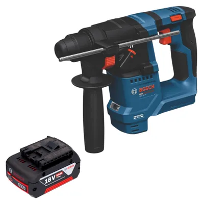 Produktbild von Bosch GBH 18V-18 Professional Akku Bohrhammer 18 V 1,5 J SDS plus Brushless + 1x Akku 5,0 Ah - ohne Ladegerät