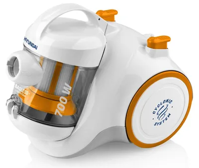 Zdjęcie produktu dla Hyundai VC 009, 700 W, Cylinder próżniowy, Suchy, Bez worka, 1,5 l, HEPA, Pianka