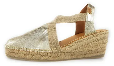 Image de Toni Pons : Sandales dorées pour femmes, style décontracté