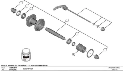 Zdjęcie produktu dla Shimano CassetteBody 12V Micropline FH-MT410