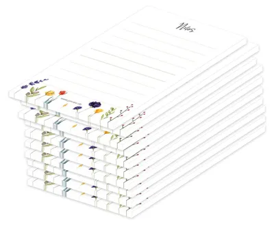 Produktbild von PRICARO Notizblock "Spring Flowers", magnetisch, A7, 10 Stück