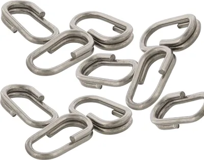 Produktbild von Westin Oval Splitting Black Nickel - 10 Sprengringe, Größe:6mm