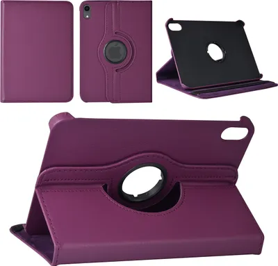 Produktbild von iPad Mini 2021 Book Case Tablet Cover - Purple - 360 Degree Rotatable