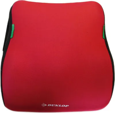 Zdjęcie produktu dla Dunlop Booster Seat Car Children Red Booster Seat ECE R129 - Ergonomiczny fotelik dla dzieci od 3 lat - Fotelik samochodowy dla dzieci z pokrowcem do prania - Poduszka fotelika samochodowego dla dzieci 135-150 cm