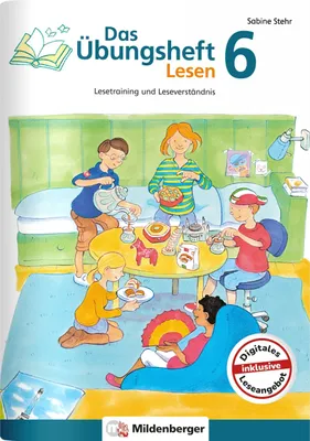 Produktbild von Das Übungsheft Lesen 6