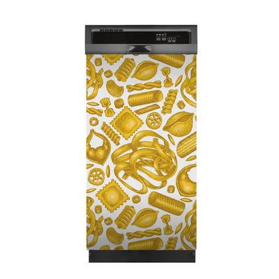 Produktbild von Magnete Dekorative 45x80 cm Küche Magnetmatte Spülmaschine - Italienische Nudeln