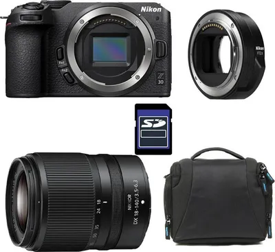 Obrázek produktu pro NIKON Z30 + Z 18-140 + brašna + SD karta 8 GB + kroužek FTZ II