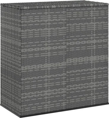Obrázok produktu pre vidaXL Záhradný box na vankúše PE ratan 100x49x103,5 cm sivý