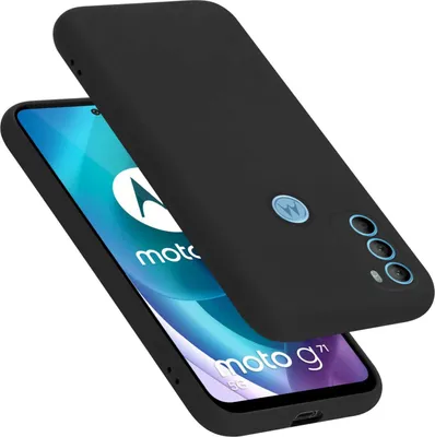 Produktbild von Cadorabo Hülle für Motorola MOTO G71 5G Hülle Silikon Handyhülle Case aus flüssigem Silikon, Kratzfeste und stoßfeste Schutzhülle für Motorola MOTO G71 5G