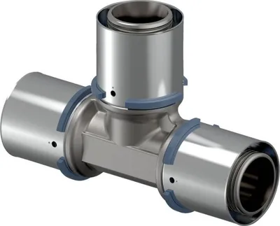 Immagine prodotto di Pezzo a T per pressa Uponor 1046928 50 x 50 x 50 mm, ottone stagnato