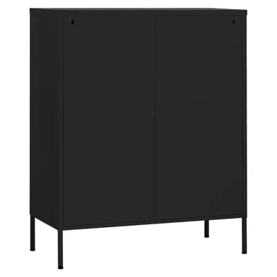 Obrázek produktu pro vidaXL Úložná skříň černá 80x35x101,5 cm Ocel