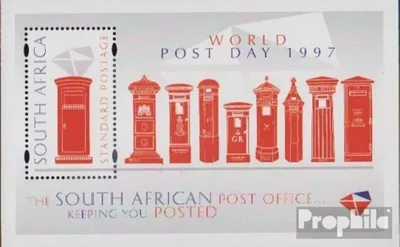Produktbild von Briefmarken Südafrika 1997 Mi Block65 (kompl.Ausg.) gestempelt Weltposttag