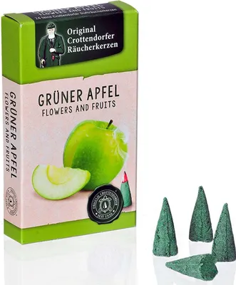 Produktbild von Räucherkerzen Grüner Apfel BxHxT 6x11x2cm NEU