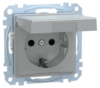 Produktbild von MERTEN MEG2314-0460 - CEE 7/3 - CEE 7/4 - Aluminium - Thermoplast - 250 V - 16 A