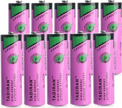 Obrázek produktu pro 10 balení 3,6V 2400mAh baterie TADIRAN pro 6ES7971-0BA00 Siemens Simatic SL-360 S7-400
