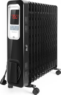 Immagine prodotto di Aigostar 33JHH, radiatore elettrico da pavimento, 2500 Watt, 3 livelli di riscaldamento, termostato, timer, struttura protettiva classica