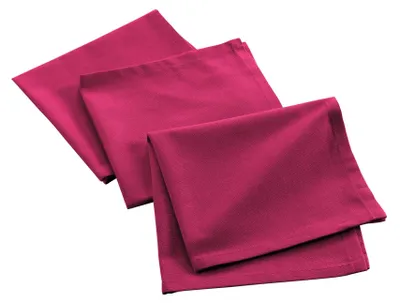 Productafbeelding van Interieurtextiel, Mistral Fuchsia, 3 servetten (40 x 40 cm), gemaakt van gerecycled katoen