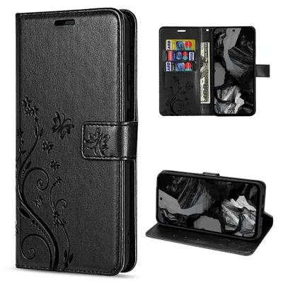 Produktbild von Hülle Google Pixel 8A Handyhülle Handy Tasche [Standfunktion] [Kartenfächern]