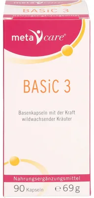 Produktbild von Meta-Care Basic 3 Kapseln 90 St
