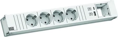 Produktbild von Bachmann Coni 4Xcee7/3 1Xusb A/C 22W 1Xcm 0,2M Gst18 Ral9010