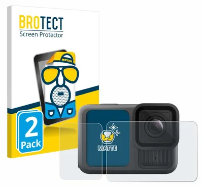 Produktbild von 2x BROTECT Schutzfolie für GoPro Hero 13 Black Displayschutz Displayschutzfolie Folie Matt Entspiegelungsfolie