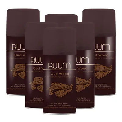 Produktbild von Ruum Lufterfrischer Nachfüller (250ml 6er Pack) Oud Wood