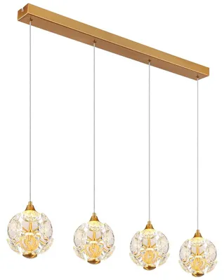 Produktbild von LED Pendelleuchte VIRINA, Glas, höhenverstelllbar, H 150 cm