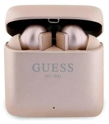 Produktbild von GUESS drahtlose Ohrhörer bluetooth TWS + Dockingstation GUTWSSU20ALEGP (Gedrucktes Logo) rose gold