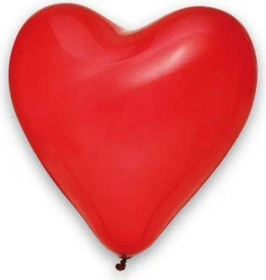 Produktbild von 4 Luftballons Herzform 35 cm