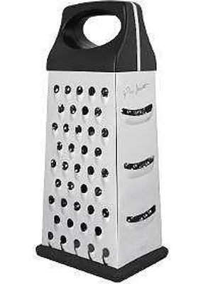 Image de LAMART LT7050 Râpe à quatre faces en acier inoxydable, hauteur 26 cm