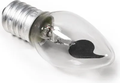 Produktbild von Kerzenlampe flackernd - E14 - 3W - Effektleuchtmittel - klar