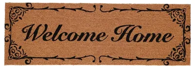 Produktbild von Esschert Design | Schmutzmatte - Türmatte - braun - 120 x 40 cm - Kokosmatte - Türvorleger - Welcome Home - Dekorativ