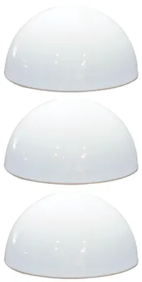 Produktbild von 3er Set LED Solarleuchten im Halbkugel Design, Durchmesser 20 cm