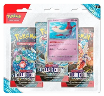 Obrázok produktu pre Pokemon Stellar Crown: Balíček s tromi kartami Latias