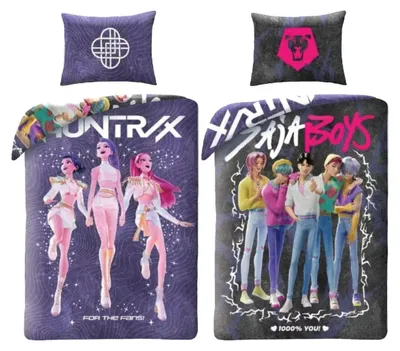 Obrázok produktu pre K-pop: Lovci démonov – súprava posteľnej bielizne pre fanúšikov