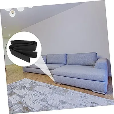 Produktbild von Gummischoner für Stuhlbeine, Schwarz, 1 Paar | Kratzschutz für Hartholzböden, Rutschfeste Unterlage, Bodenschutz für Möbel
