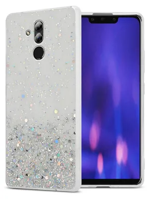 Zdjęcie produktu dla Pokrowiec Cadorabo do Huawei MATE 20 LITE w przezroczystym etui na telefon komórkowy Etui TPU z brokatem Etui z brokatem