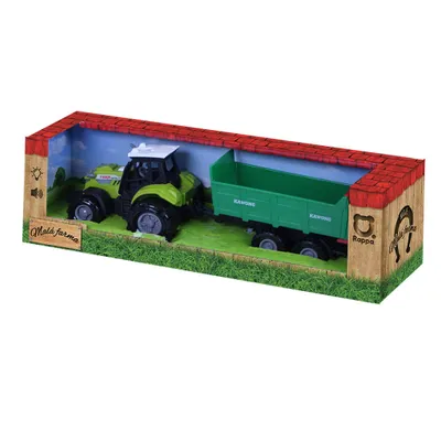 Obrázek produktu pro Traktor Se Zvukovým Světlem Přívěs