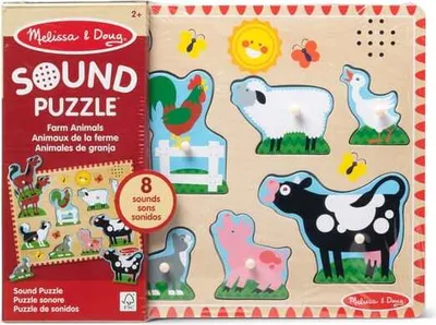 Immagine prodotto di Soundpuzzle™ - Animali della fattoria - 8 pezzi