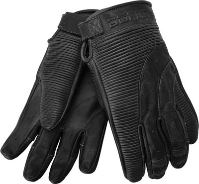 Produktbild von Bores Antik Motorrad Handschuhe, schwarz, 2XL