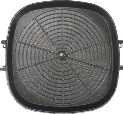 Produktbild von Quadratische Grillpfanne,Gaskocher grillplatte, Grillaufsatz gaskocher camping,Antihaftbeschichtet, Innen- und Außen Grillplatte campingkocher