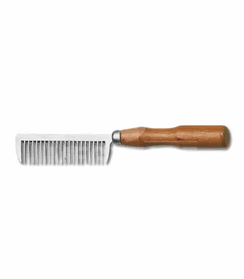 Image de Peigne à crinière Waldhausen à manche en bois