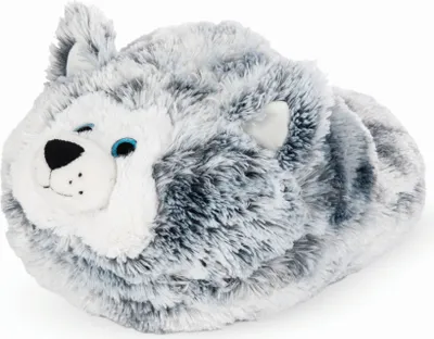 Produktbild von Cozy Noxxiez Fußwärmer Husky - Kuscheltier-Kissen für Kinder