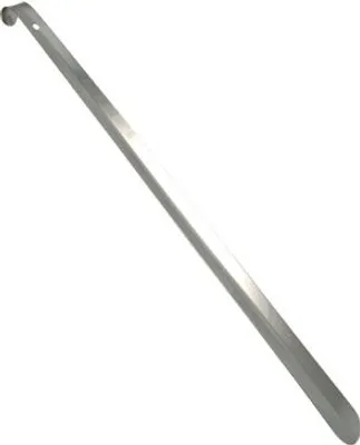 Produktbild von Schuhanzieher aus Metall ca.58cm, universal>>>>Farbe: chrom