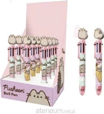 Image de Stylo à bille automatique 6 couleurs (12 pièces)