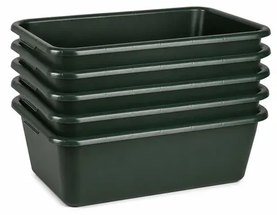 Produktbild von Jagdwanne Wildwanne grün 90/65 Liter Allzweckwanne eckig lebensmittelecht HDPE Kunststoff, Variante:5x 65 Liter