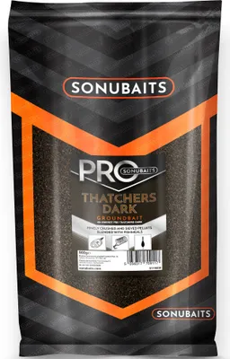 Produktbild von Sonubaits Pro Grundköder - Thatchers Dark 900g